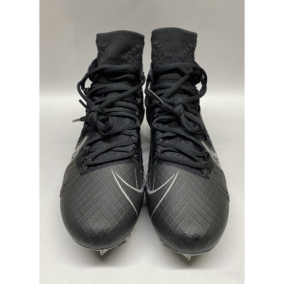 Nike Alpha Huarache 7 Elite LAX Black Silver Lacrosse Cleats Men or Kid Size 3.5 main image 4